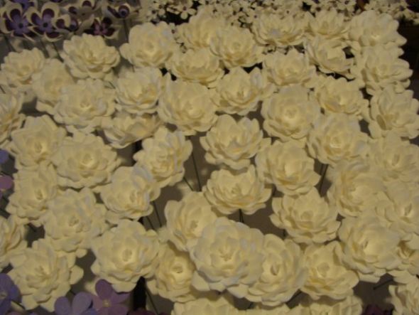 My Paper Flower Garden :  wedding Wrose