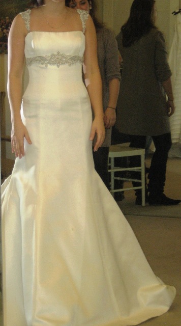 Short brides, post your dress pics! :  wedding short dress petite Dress27