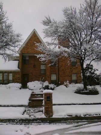 Snow in DALLAS!!! :  wedding Dallassnow