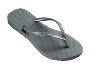 Look at these cute alternatives to flip-flops for your wedding day! :  wedding Havaianas Slim Light Silver