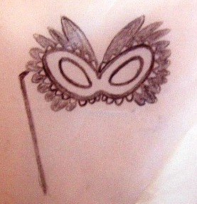 Custom made stamp â€“ Which design do u like, NEED UR HELP! :  wedding MaskA