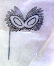 Custom made stamp â€“ Which design do u like, NEED UR HELP! :  wedding MaskB