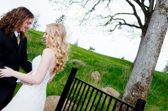 Married bees: Plz post pics of you wearing your long hair down @ the wedding!!! :  wedding 31654 530251879473 65200717 31420264 2907957 N