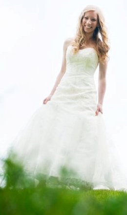 Married bees: Plz post pics of you wearing your long hair down @ the wedding!!! :  wedding Front