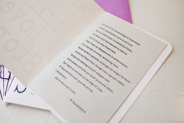 my library-inspired invites :  wedding 096
