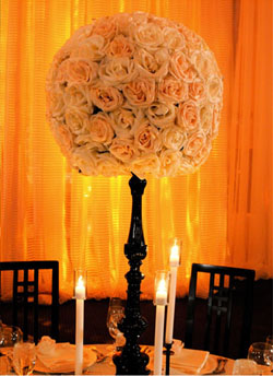 Where can I find these candlesticks? :  wedding Black Vase