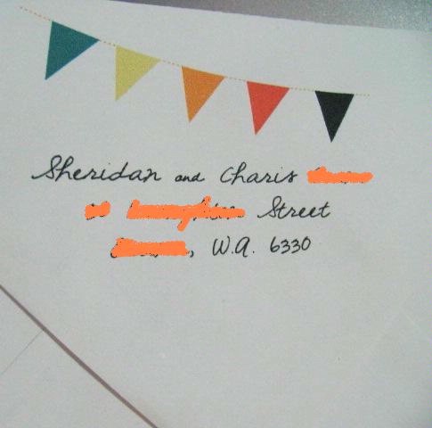 I finished our thank yous.. and they are now mailed! what a relief! :  wedding thank you 358656