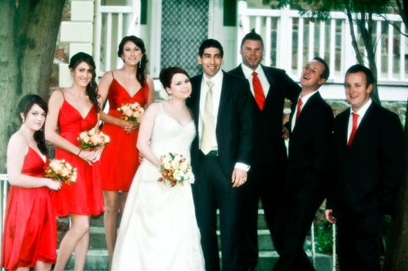 What will your bridesmaids wear? Post pics! : wedding bridesmaid dresses jenny yoo teal watters IMG 0233 Medium
