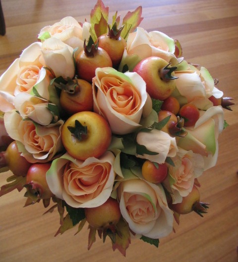 picked up our bouquets (artificial) today and SUPER happy! (pics inc) :  wedding flowers florist Flowers 003