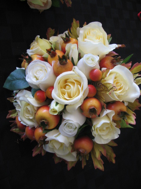 picked up our bouquets (artificial) today and SUPER happy! (pics inc) :  wedding flowers florist Flowers 006