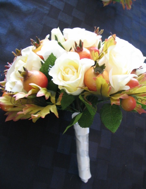 picked up our bouquets (artificial) today and SUPER happy! (pics inc) :  wedding flowers florist Flowers 007