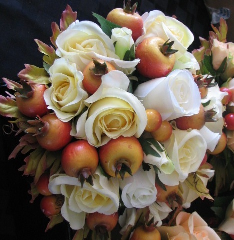 picked up our bouquets (artificial) today and SUPER happy! (pics inc) :  wedding flowers florist Flowers 013