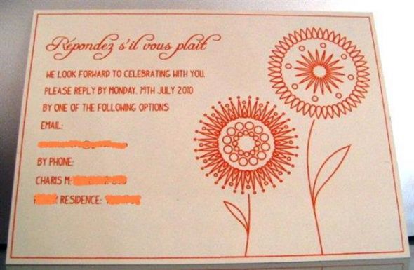 creative RSVP cards wedding response cards rsvp Invitation 013 Small