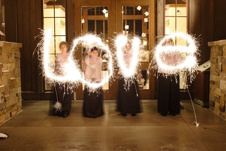 Sparkler send off... :  wedding diy sparkler Sparklers2