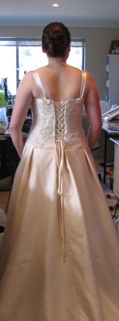 ccranetobe second last dress fitting! pics inc. :  wedding dress ccranetobe Weddingdress 004