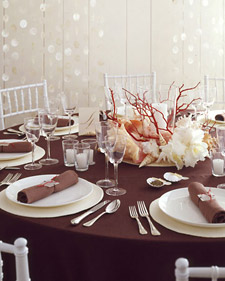 Centerpieces on a budget : wedding flowers centerpieces budget Msw Summer05 Shell Center L