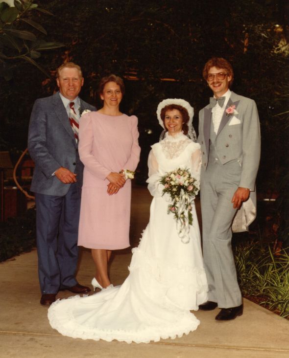 Do you have any pictures of your parents' wedding? : wedding 1984 June 9 DK Wedding IMG