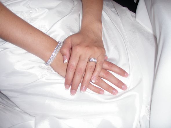 Share your engagement ring and wedding band sets! :  wedding wedding ring set engagement P7170694