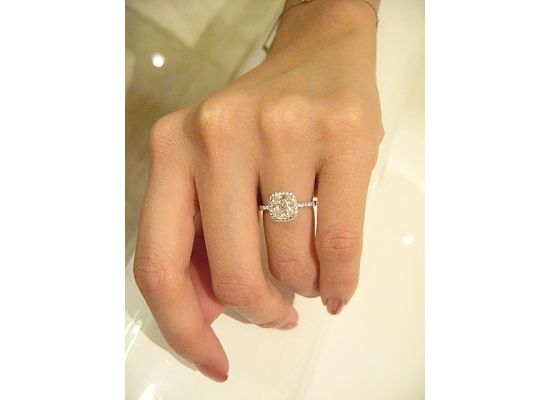 Halo Rings :) :  wedding halo engagement ring Ring1