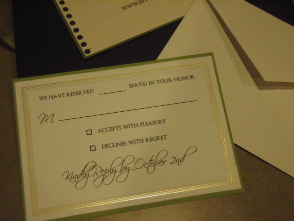 My DIY Invitation Suite is COMPLETE! Photo Heavy Post :) :  wedding P8091002
