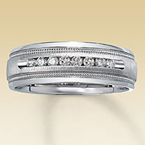 Which ring  should I get my FI?? :  wedding ring wedding band engagement solitaire diamond mens 1 kay jewelers Ring Diamond