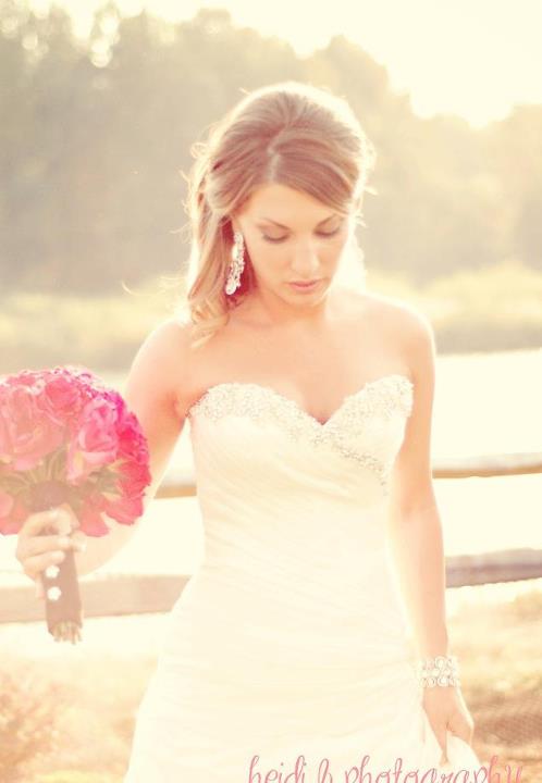 My Maggie and side pony... : wedding maggie ivory bling dress 307909 2183164791630 1622283983 2204132 390767379 N