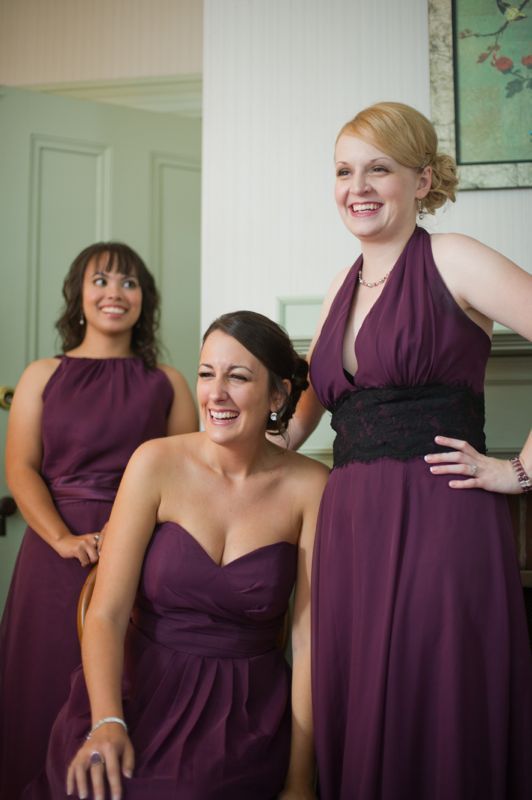 Beautiful bridesmaids in Dessy Group