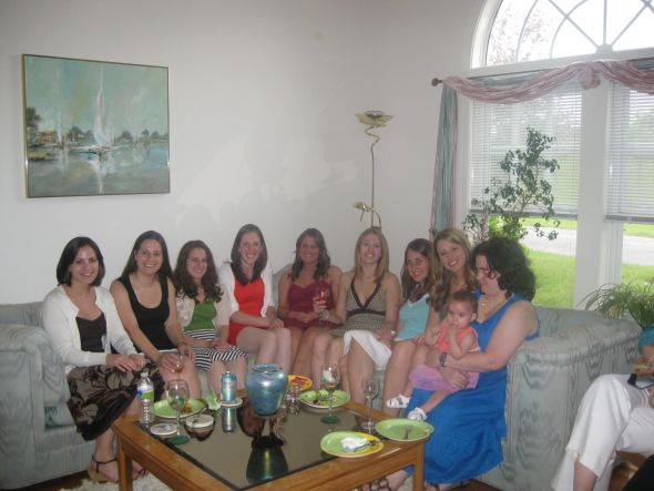 My green and yellow bridal shower! :  wedding bridal shower shower party BridalShower 025