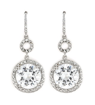 Which earrings with my dress? I am ordering tonight based on your choice bees!!! :  wedding Earrings1