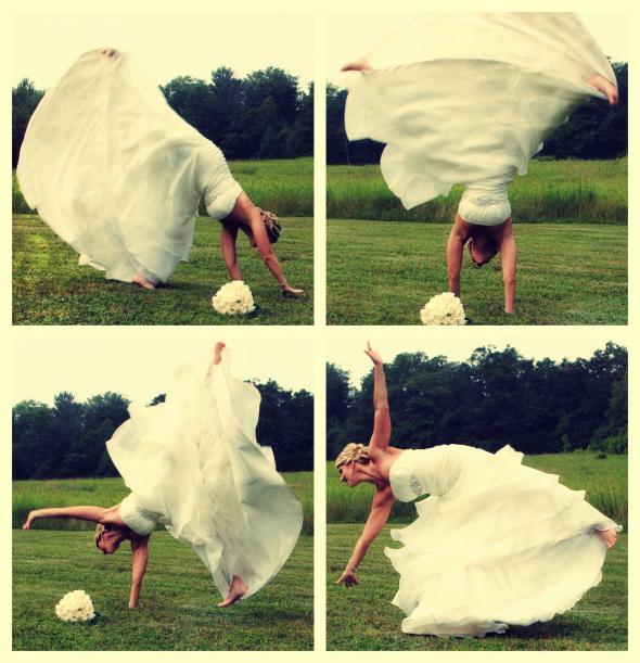 Gallery of the Day :  wedding features Photo6 Cartwheel! :  wedding Photo6 