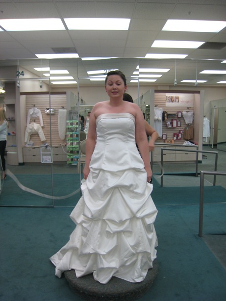 David's Bridal Gowns...who has one? : wedding davids bridal full figured 1 budget 031910 073