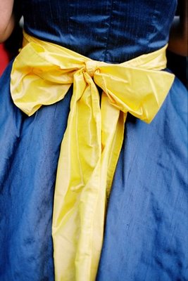 If you are using blue as your wedding colors..what's your flower colors? :  wedding Dress