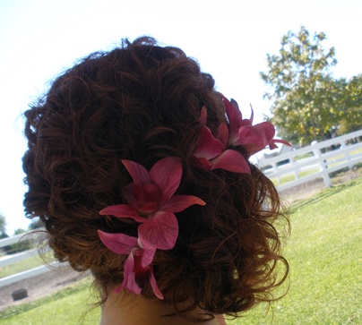 my final DIY hair/mu--what do you bee's think? :  wedding Hair 1009 072 Crop