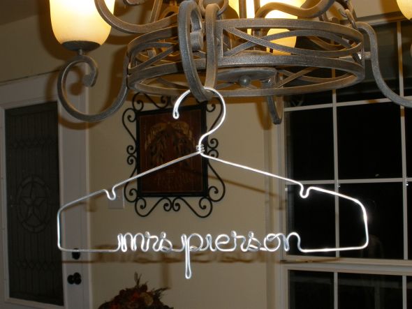 Love my dress hanger from etsy!! :  wedding Hanger 1
