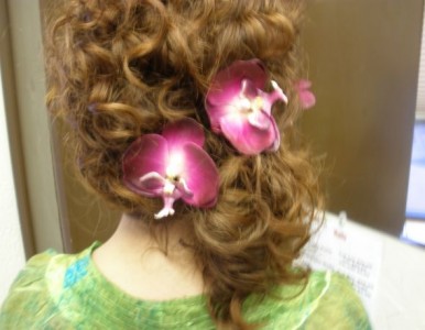 My beachy wedding hair (trial).  Thoughts? :  wedding Xfer 1001 012