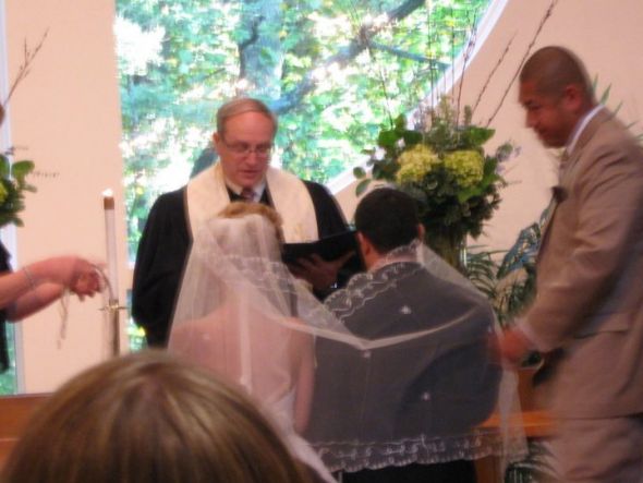 Marrrried Finally!  Now Swiss MRS :)  (pics inside) :  wedding Cord And Veil