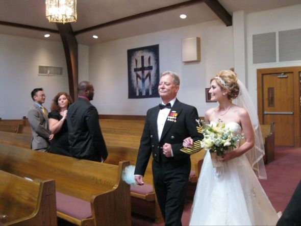 Marrrried Finally!  Now Swiss MRS :)  (pics inside) :  wedding Me And My Dad