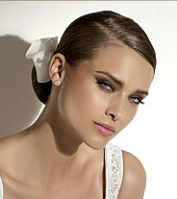 Will you show your FH the hairstyle you chose, before the wedding? :  wedding updo hairstyle Pronovias Hair