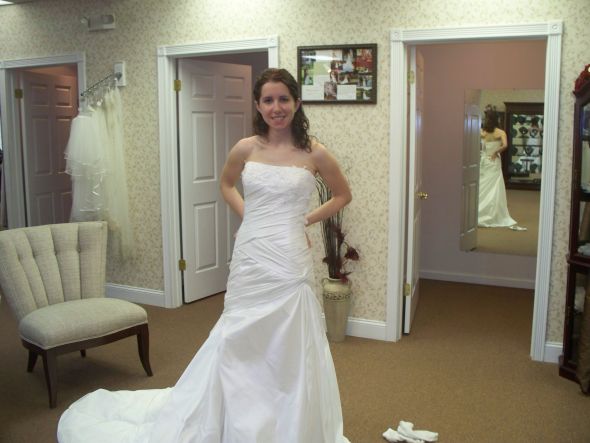Well, here it is. :  wedding dress second dress worry second thoughts 005