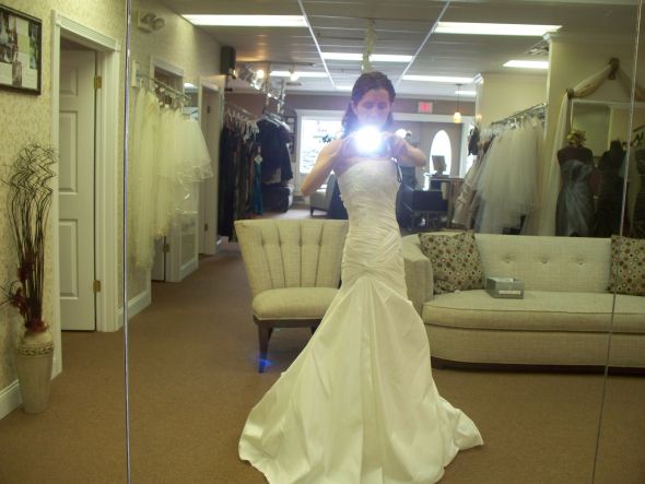 Well, here it is. :  wedding dress second dress worry second thoughts 009