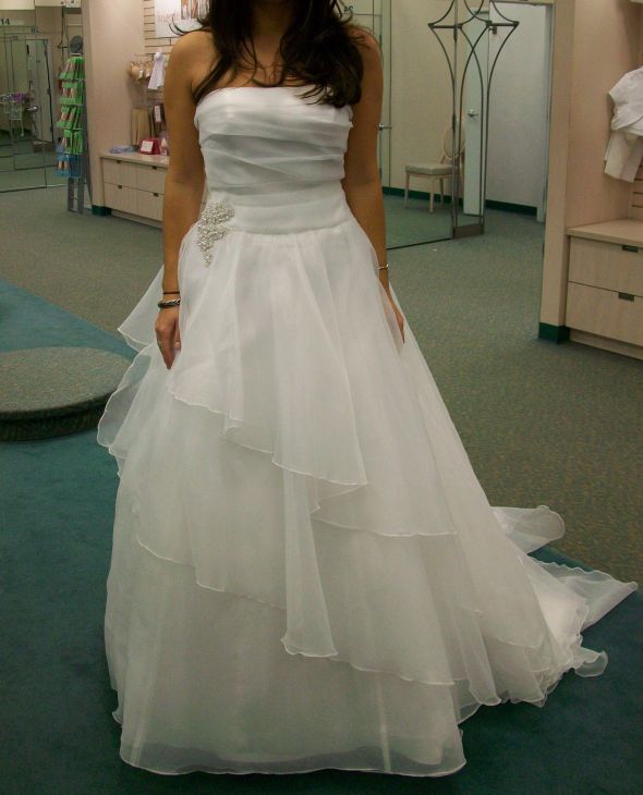 Is it me...or has David's really stepped up :  wedding davids bridal david db Dress Front