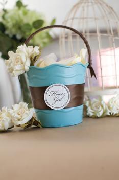 What inspired your wedding vision? : wedding Flower Girl Pail