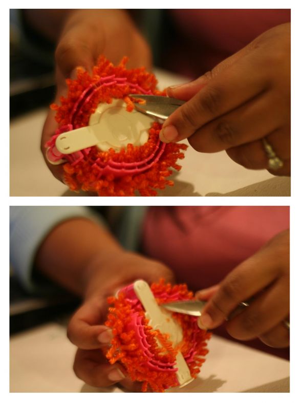 Heart Pom Pom Garland :  wedding teal diy Pom Pom 6