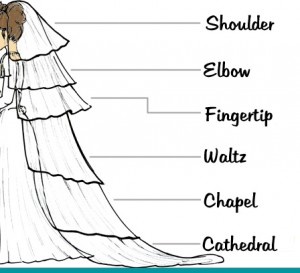 Different kinds of veils? :  wedding Veil Length Edited 1 300x273