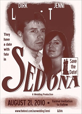 STD help, please! : wedding Savethedate Sedona