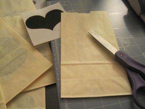 personal paper bag luminaries :  wedding paper bag luminaries ceremony reception IMG 3002