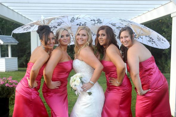 WEDDING PARTY Bridesmaids my girls in Bill Levkoff
