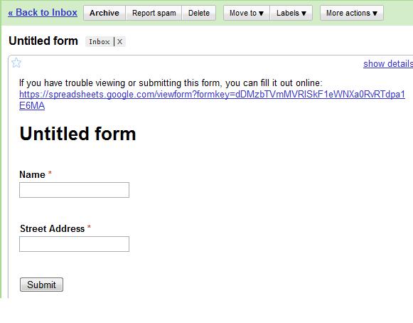 how to word: eSTD + google docs address form ??? :  wedding Form 2