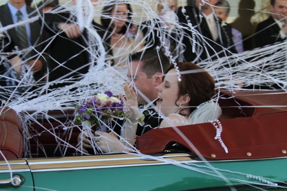 Can't use sparklers for exit :( : wedding Send Off