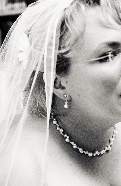 Brides who wore pearls...Let's seem em! :  wedding pearls Bw Jewelry